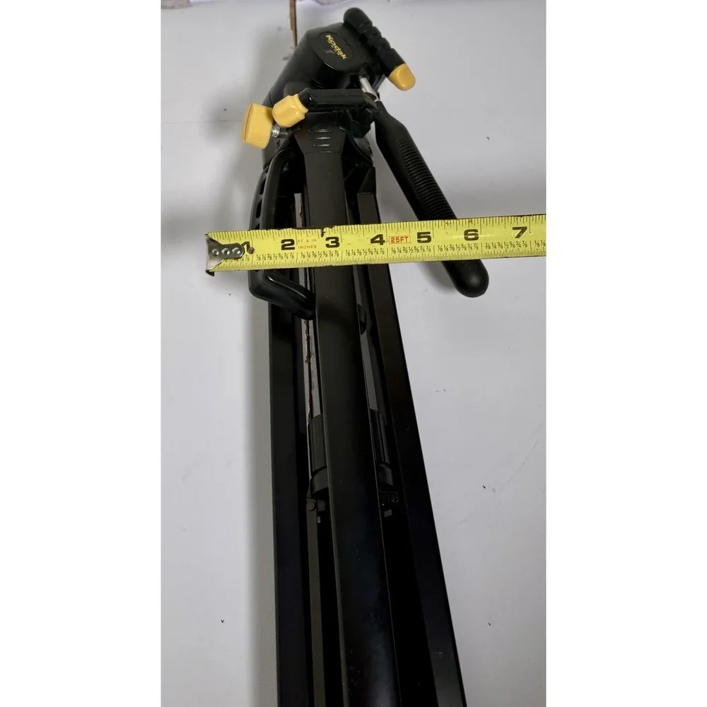 Kodak Gear Video Photo Tripod Stand with Geared Center Column & Pan Handle